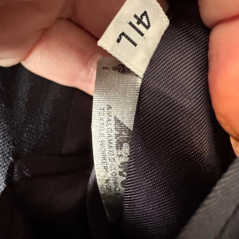 Vintage Christian Dior Monsieur Blazer‎ Mens 41L Navy Pinstripe Jacket
